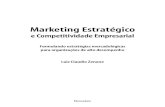 Marketing Estratégico - · PDF file14 Marketing estratégico e coMpetitividade eMpresarial e ameaças, tendo em vista as modificações no estilo de vida das pessoas; há um aumento