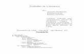 Trabalho de Literatura - MiniWeb Educação · PDF file2.1.5 – Romantismo no Brasil ... passagem dessas épocas literárias no Brasil, referindo-se também a autores consagrados