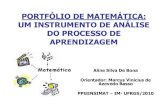 Portfólio de Matemática: Avaliação e suas Tecnologiasmatematicalegre.pbworks.com/f/apresentacao_portfolio_matematica... · Ensino Fundamental e 3º ano do Ensino Médio Dados