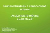 Sustentabilidade e regeneração urbana Acupunctura … urbana sustentavel.pdf · Sustentabilidade e regeneração urbana Acupunctura urbana sustentável Manuel Duarte Pinheiro Engenheiro