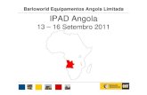 Barloworld Equipamentos Angola Limitada ... - ESI (Africa do Sul, Namibia, Botsuana, Angola, Zambia, Zimbabue, Malaui, ... • Segurança no trabalho • Paixão pelas nossas marcas
