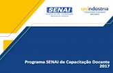Programa SENAI de Capacitação Docente 2017 · PDF file• Ser docente do SENAI na área de Automação Industrial. ... Curso Técnico de Nível Médio ... • Drivers de controle