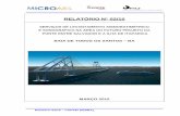 RELATÓRIO N 02/15 - Ponte Salvador - Ilha de · PDF filePrograma Hypack 2013 para navegação, aquisição e processamento dos dados batimétricos; Programa de aquisição sonográfica