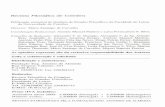 Revista Filosófica de Coimbra - · PDF file/Ministério da Ciência e da Tecnologia, 2001, ... (org.) - O Ensino da Filosofia. Figura e Controvérsias, ... paraa História daAméricaLatina