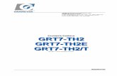 Excitatriz Estática GRT7-TH2 GRT7-TH2E GRT7-TH2/T · PDF file* Em caso de perda do manual de instruções, ... Os serviços de instalação e manutenção deverão ser ... P3 = Ajuste