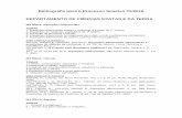 Bibliografia para o Processo Seletivo 01/2016 · PDF file- Função dos microrganismos nos ciclos biogeoquímicos. ... estudante de medicina . 2. ed. São Paulo: ... Projeto Metalúrgico