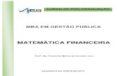 Matemática Financeira - AJESpos.ajes.edu.br/arquivos/referencial_20151119220234.pdf · Discutir os fundamentos de finanças e suas aplicações. Estudar Capitalização Simples ...