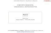 Conforto Ambiental I: Ergonomia e Antropometria · PDF fileArte de Projetar em Arquitetura. 4ª edição. São Paulo: Gustavo Gili, 1974. (Existem edições mais recentes.) PANERO,