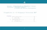 Capítulo 4: O Espaço Vetorial R3 - PROFMATmoodle.profmat-sbm.org.br/MA33/2012/AL_PROFMAT_cap04.pdf · 4 91 Livro: Introdução à Álgebra Linear Autores: Abramo Hefez Cecília