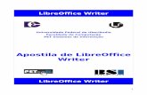 Apostila de LibreOffice Writer - · PDF fileMacros ... O LibreOffice também é capaz de abrir e salvar arquivos em diversos formatos, inclusive em versões do Microsoft Office. O