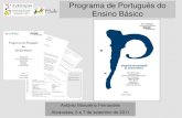 O (novo) Programa de Português do Ensino Básico · PDF file2 – Aprofundamento ... Escutar para aprender e construir conhecimento(s) Expressão oral Falar para aprender (aprender
