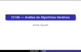CI165 — Analise de Algoritmos Iterativos´ · PDF fileCI165 — Analise de Algoritmos Iterativos