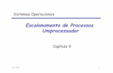 Sistemas Operacionais - UFFboeres/slidesSOI/Chapter09.pdf · Objetivos do Escalonamento ... sem cálculo do futuro (como no caso do SPN, SRT e HRRN)