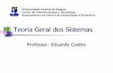 Teoria Geral dos Sistemas · PDF fileTeoria Geral dos Sistemas Professor: ... A administração é a tomada de decisão relativa à quantidade de ... leva ao problema da organização
