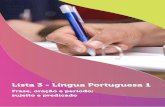 Lista 3 - Língua Portuguesa 1klsdatacontent.s3.amazonaws.com/ESTUDOS_DIRIGIDOS/PORTUGUE… · 3 Lista 3 - LP 1 - Frase, oração e período; sujeito e predicado O gosto pela leitura.
