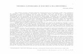 TEORIA LITERARIA E ESCRITA DA HISTÓRIA · PDF fileEstudos Históricos, Rio de janeiro, vol. 7, n. 13, 1991, p. 21-48. 3 sempre foi e continua sendo o modo predominante da escrita