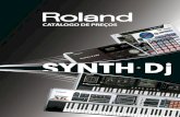 Synth dj - static.roland.com.brstatic.roland.com.br/pdf/CAT_Synth_2007.pdf · Na compra do G-70, ganhe o Mega Kit de Ritmos Brasileiros. P r o m o ...