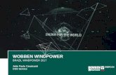 WOBBEN WINDPOWER - · PDF filewecs 135 power 108 mw teams customers ... 7000 7500 8000 8500 9000 9500 10000 ($) turbine annual yield (mwh) 15 agenda 1 experiÊncia wobben / enercon