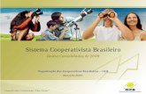 Sistema Cooperativista · PDF fileObs.: 1.) de 1990 a 1995 as cooperativas médicas faziam parte do ramo de trabalho. A partir de 1996, ... 1,95 2,18: 0 500 1.000 1.500 2.000 2.500