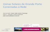 Usinas Solares de Grande Porte Conectadas à Rede - Brasiliei-brasil.org/pdf/Doc.-66-er-ge-Webinar-Usinas-Solares-de-Grande... · Se houver interrupção inesperada do Webinar, certifique-se