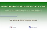 AVALIAÇÃO LABORATORIAL DAS PLAQUETOPENIASsbpc.org.br/upload/conteudo/320070207152337.pdf · aglutinação “in vitro” das plaquetas na presença de auto-anticorpos plaquetários