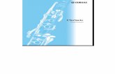 Clarinete - Yamaha · PDF fileCuidado Clarinete Manual de Instruções Precauções Favor ler antes de usar As precauções indicadas a seguir, diz respeito à utilização adequada