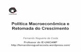 Política Macroeconômica e Retomada do Crescimento período de jan-jun 2017, ... (US$ 44,7 bi). Investimento Direto no País ... Riqueza Per Capita de Clientes CPF/CNPJ (R$) ...