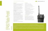 Rádio Portátil rádio portátil EP450 possui várias opções e características que destacam seu desempenho: 16 canais, várias faixas de freqüência, ...