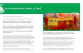Uso da eletricidade nuclear no Brasil - api.ning.commNN-mhgZFzRijW9-PQ8BSNDwToY1UT3... · aquecimento global. O Brasil tem um potencial gigantesco de geração de energia eólica