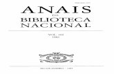 Anais da Biblioteca Nacional, 1982, Vol. 102 - memoria.bn.brmemoria.bn.br/pdf/402630/per402630_1982_00102.pdf · An. Bibl. Nac, Rio de Janeiro, 103:5-220, 1983. — 11 ~ sobre o concerto