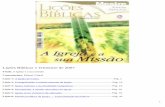 Lições Bíblicas 1 Trimestre de 2007 ão 4: Discipulado, ... fazem da LBM a melhor revista de estudos dominicais para professores de jovens e adultos. A nova LBM é o presente