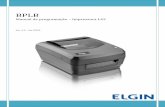 Manual de programação – Impressora L42 · PDF fileFEED AO LIGAR Permite configurar a impressora para avançar 1 etiqueta sempre que ela for ligada RETORNO DE STATUS Habilita ou