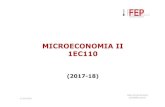 MICROECONOMIA II 1EC110 Bibliografia Principal: Besanko, David and Ronald R. Braeutigam (2015): “Microeconomics”, 5 th ed., Wiley. Bibliografia Complementar: ... AVALIAÇÃO Avaliação