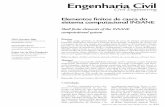 Flávio Henrique Ajeje et al. Engenharia · PDF file · 2012-04-05Esse artigo apresenta os elementos finitos de casca do sistema computacional ... Zienkiewicz & Taylor, 2000; entre
