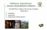 Melhores Experiências Práticas a Serem Compartilhadas 2 · Andreia Roque SP Brasil Rural  ... Gilberto Goro Kaya DF Pesque pague Taguatinga