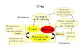 TPM - elizabetenunes80.files.wordpress.com · TPM – Total Productive Management (G erenciamento Total da Produção) É um sistema de gestão amplo, que busca a eliminação contínua