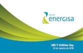 UBS V Utilities Day - ri.energisa.com.br€¦ · 3 Oferta Pública para a Aquisição das ações da EMT Energisa passa a deter, direta e indiretamente, 88,6% da subsidiária Prazo
