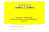 Teste ANPAD Manual do Candidato - mkmouse.com.br · Inglês Português ... Para estudar sozinho para a prova, você necessitará de um tempo maior, ... Para adquirir o volume 8 do