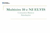 Multisim 10 e NI ELVIS - mecatronica.eesc.usp.br · Multisim O Multisim é um simulador eletrônico, que permite construir e simular circuitos eletrônicos dentro da área analógica