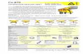 Especificação : CF-870 (carrinho fixo) CM-870 (carrinho …€¦ ·  · 2017-03-06Materiais Chassi Chapa de aço ... Eixos Aço inoxidável AISI 304 Aço inoxidável AISI 304 Buchas