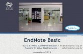 EndNote Basic - escritacientifica.sc.usp.br€¦ · EndNote Basic x EndNote X - Diferenças gratuito (financiado pela Capes e disponibilizado pelo SIBi-USP) ; acesso online de qualquer
