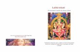 Lalitā triśatī - shri-yoga-devi.org · Lalitopakhyana, com 45 capítulos, descreve inicialmente toda a 2 Agastya é considerado um importante sábio indiano, do período dos Vedas