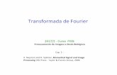 Transformadade Fourier - UFFaconci/Fourier2017.pdfTransformadade Fourier 2017/2 -Curso PISB: Processamento de Imagens e Sinais Biológicos Cap. 2 : K. NajarianandR. Splinter,Biomedical