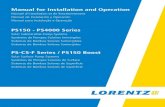 Manual for Installation and Operation - FF Solar · 2 Introdução Obrigado por adquirir um sistema de bombagem LORENTZ. A LORENTZ estabeleceu um novo padrão de qualidade, eficiência