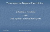 Tecnologias de Negócio Electrónicoeol/TNE/www/AUML_slides.pdf · Janeiro 2004 MEI-LEIC / Eugénio Oliveira. Tecnologias de . Negócio. Electrónico • Definição de Agente de