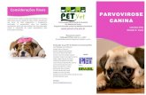 2017 CARTILHA PARV. CANINA - Página Inicial ·  · 2017-05-23Existe dois tipos de parvovírus que afeta os cães ... em cadeia de polimerase com 6(PCR) também auxiliam o ... Microsoft