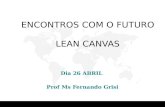 ENCONTROS COM O FUTURO LEAN CANVAS - … Model Canvas (By Aex Osterwalder) ... PowerPoint Presentation ... Value No Proposition Product Canvas Customer