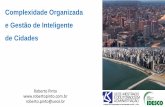 Complexidade Organizada e Gestão de Inteligente de Cidadesidesco.org.br/idesco/wp-content/uploads/2017/07/Apresentacao3.pdf · Modelo de simulação das evoluções ... no qual dados