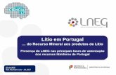 Lítio em Portugal Machado...Slide 1 Author Teresa GP Created Date 7/5/2017 3:05:23 PM ...