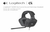 Logitech® G430 Surround Sound Gaming Headset 430 urrou ou ag ast Português 13 Limpeza das conchas de ouvido 1. Remoção 2. Lavagem a. Uma vez removidas, as conchas podem ser lavadas